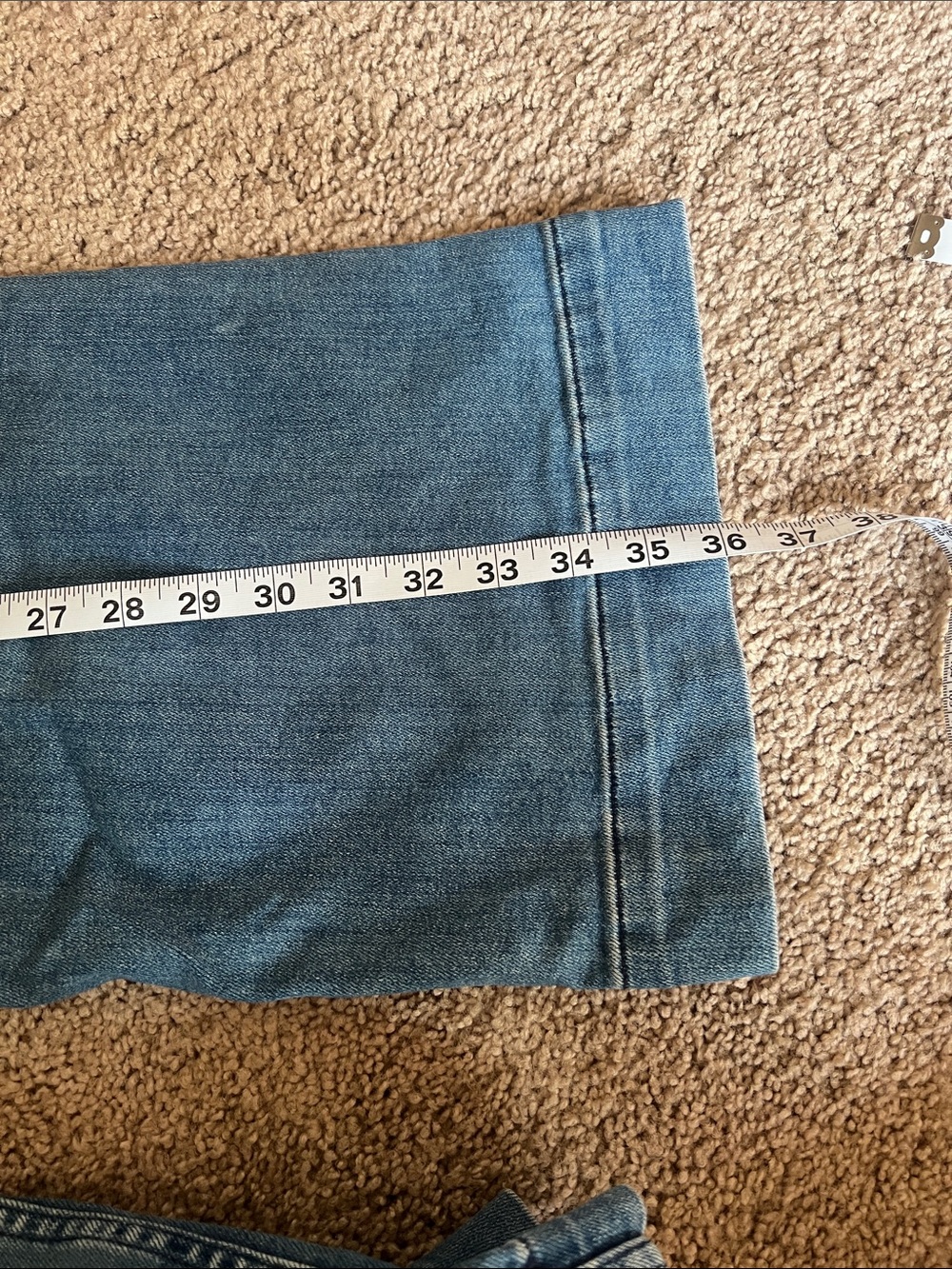 Maeve High-Rise Wide Leg Jeans in Medium Blue Wash - Picture 8 of 8
